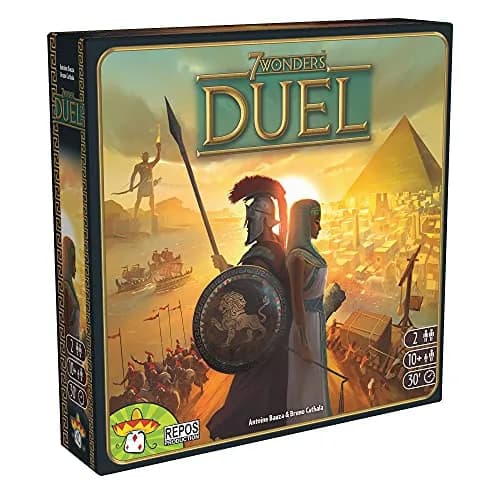 Asmodee 7 Wonders Duel Board Game 0.54 kg (1.19 lb) | Intense Two-Player Strategy Game for Ages 10+ thumbnail 1