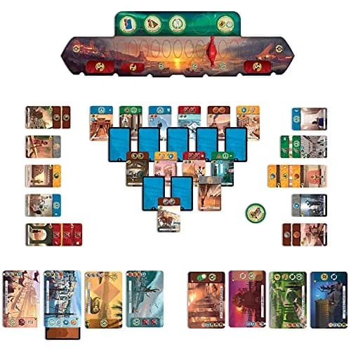 Asmodee 7 Wonders Duel Board Game 0.54 kg (1.19 lb) | Intense Two-Player Strategy Game for Ages 10+ thumbnail 3