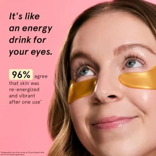 grace & stella Award Winning Eye Patches for Puffy Eyes | 24 Pairs (Gold) | Cooling & Depuffing thumbnail 2