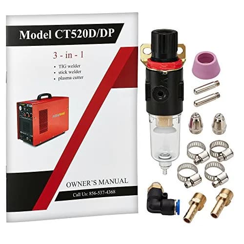 PRIMEWELD 3-in-1 50 Amp Plasma Cutter, 200 Amp TIG & Stick Welder, Portable Welding Machine, CT-520D | Multipurpose Power Tool thumbnail 8