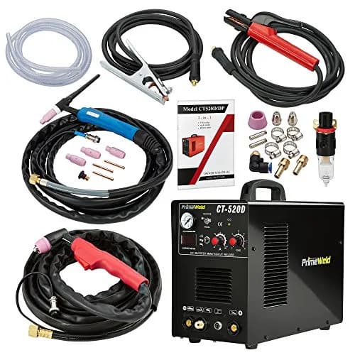 PRIMEWELD 3-in-1 50 Amp Plasma Cutter, 200 Amp TIG & Stick Welder, Portable Welding Machine, CT-520D | Multipurpose Power Tool thumbnail 2