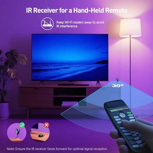 Cable Matters Infrared Remote Extender Cable, IR Repeater Kit, 10ft | Control Your TV & Devices Remotely thumbnail 3