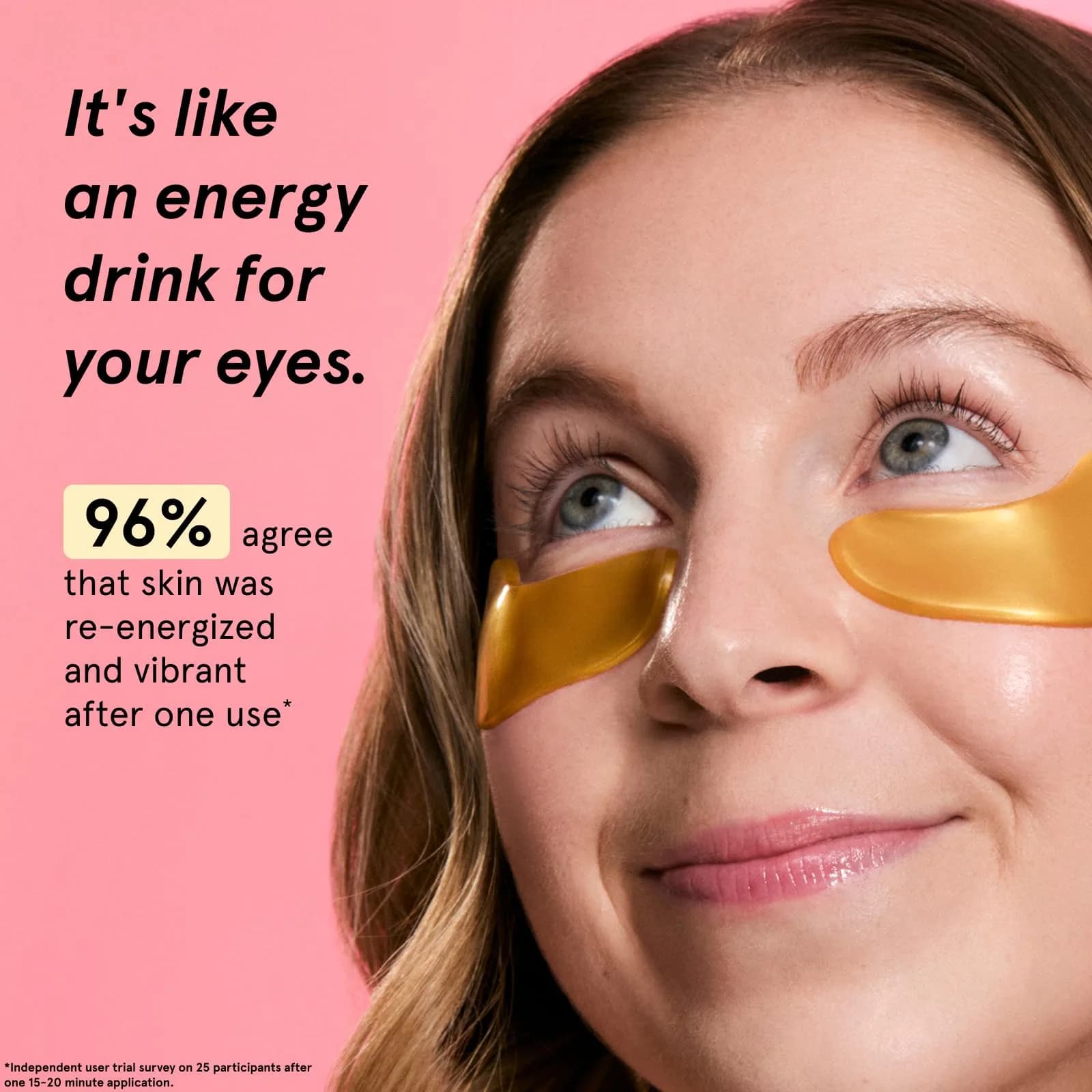 grace & stella Gold Under Eye Mask for Dark Circles & Puffy Eyes - 48 Pairs | Award Winning Vegan Gel Self Care Patches - view 2