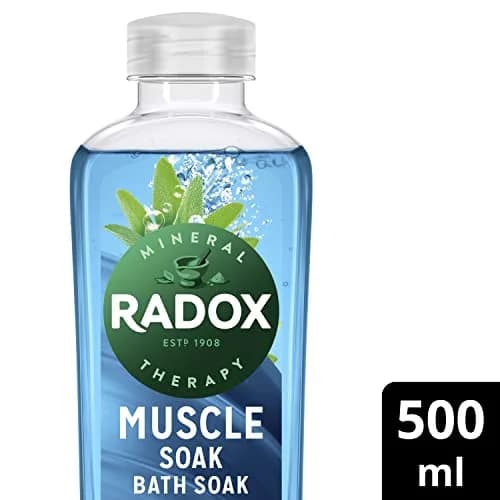 Radox Muscle Clary Sage and Sea Minerals Bath Soak 500 ml (16.9 Fl Oz) | Soothing Relaxation thumbnail 2