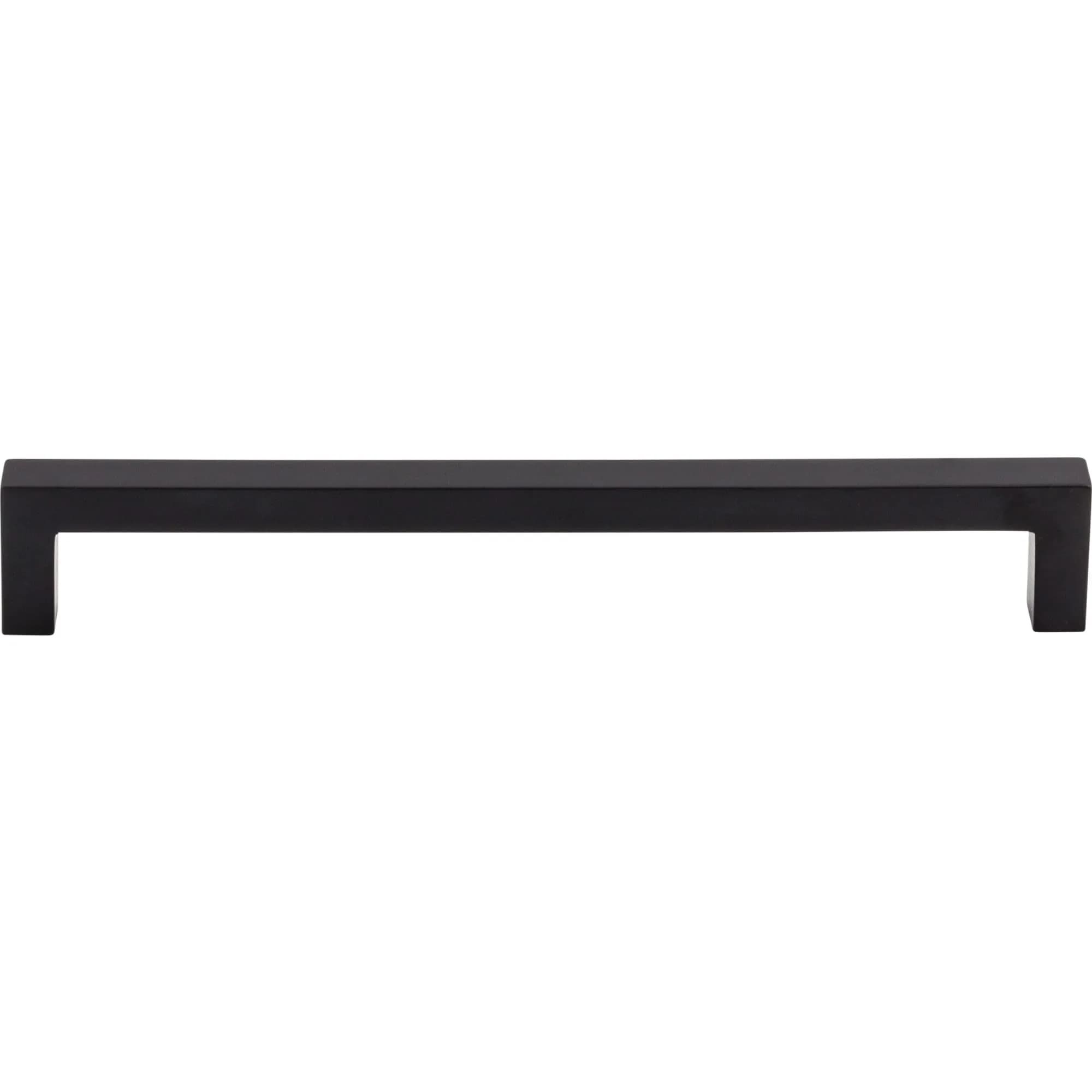 Top Knobs Square Bar Pull 19.2 cm (7.56") Flat Black | Durable Zinc Alloy Hardware for Cabinets — Flat Black