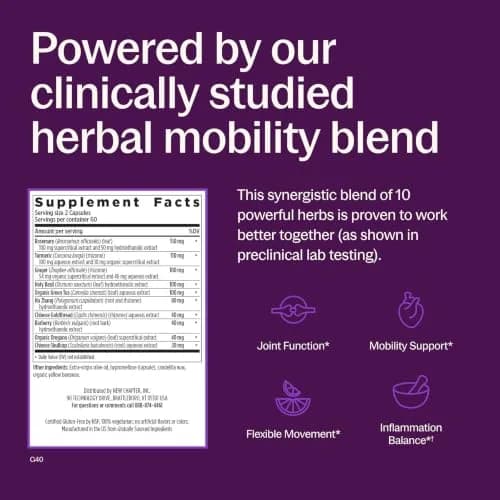 New Chapter Zyflamend Joint and Inflammation Supplement 120 Vegetarian Capsules | Supports Healthy Inflammation Response thumbnail 3
