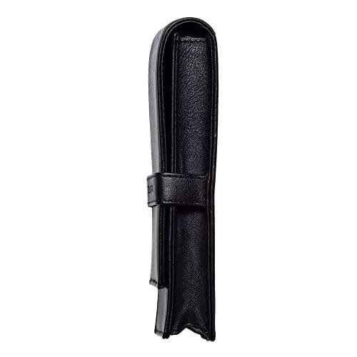 DiLoro Leather Double Pen Case Holder 150mm x 40mm x 25mm | Holds Two Pens Securely thumbnail 4