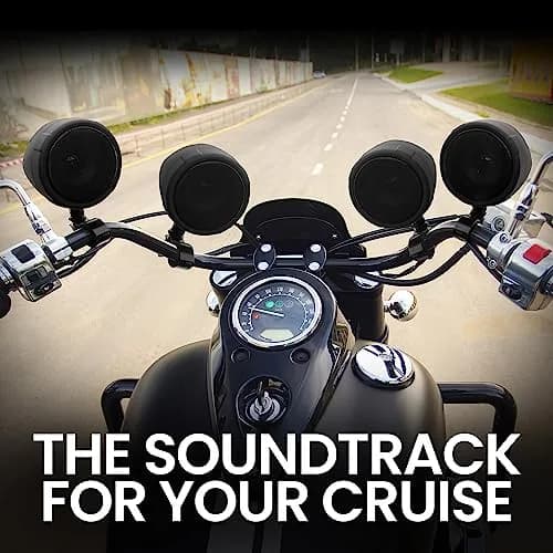 BOSS Audio Systems MCBK470B 3 Inch Motorcycle Speakers & Class D Amplifier | Weatherproof Bluetooth Sound System thumbnail 5