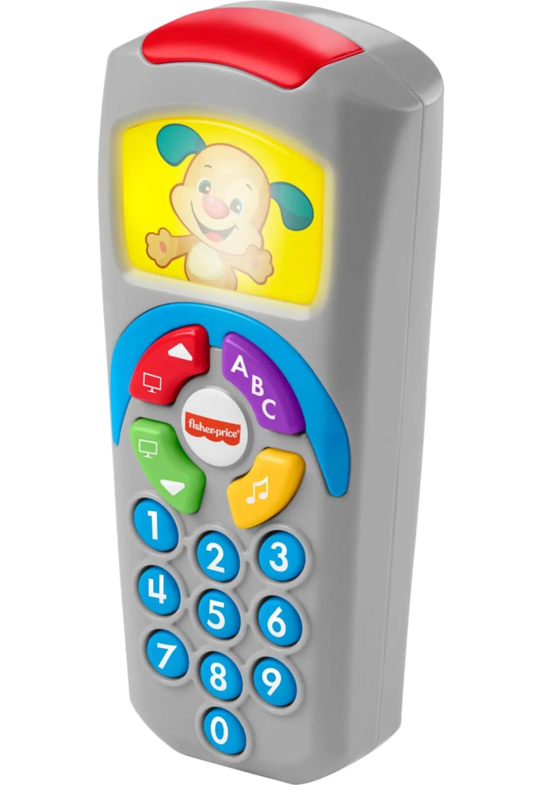 Fisher-Price Laugh & Learn Puppy's Remote Toy | 1 Count (1 Unit) | Music & Lights for Infants 6+ Months — Multicolor