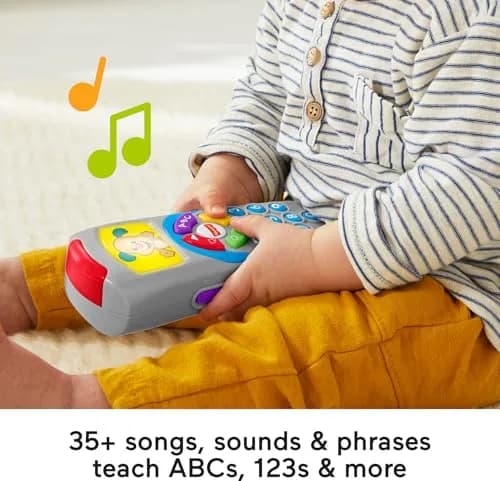 Fisher-Price Laugh & Learn Puppy's Remote Toy | 1 Count (1 Unit) | Music & Lights for Infants 6+ Months thumbnail 4