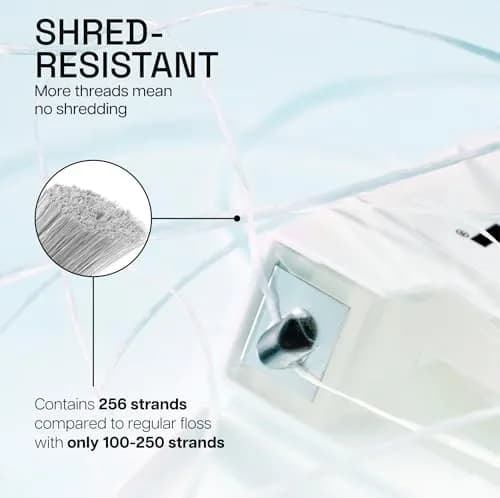 REACH Waxed Dental Floss Unflavored 990ft (165ft x 6) | Shred Resistant, PFAS-Free, Dentist Recommended thumbnail 3