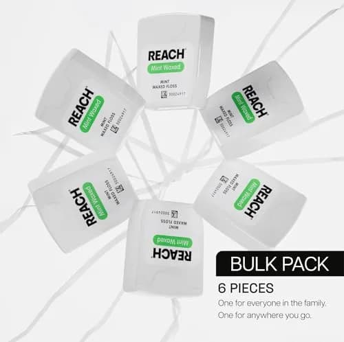 Reach Mint Waxed Dental Floss 55 yd (165 ft) | Plaque Remover, Shred Resistant, PFAS-Free thumbnail 5