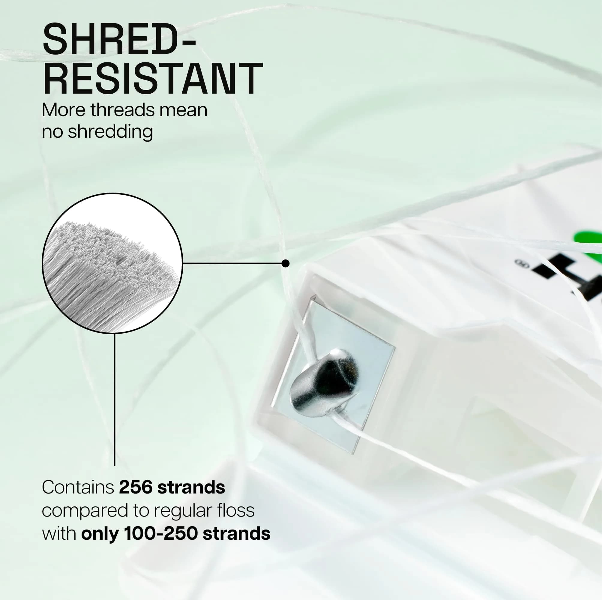 Reach Mint Waxed Dental Floss 55 yd (165 ft) | Plaque Remover, Shred Resistant, PFAS-Free - view 3
