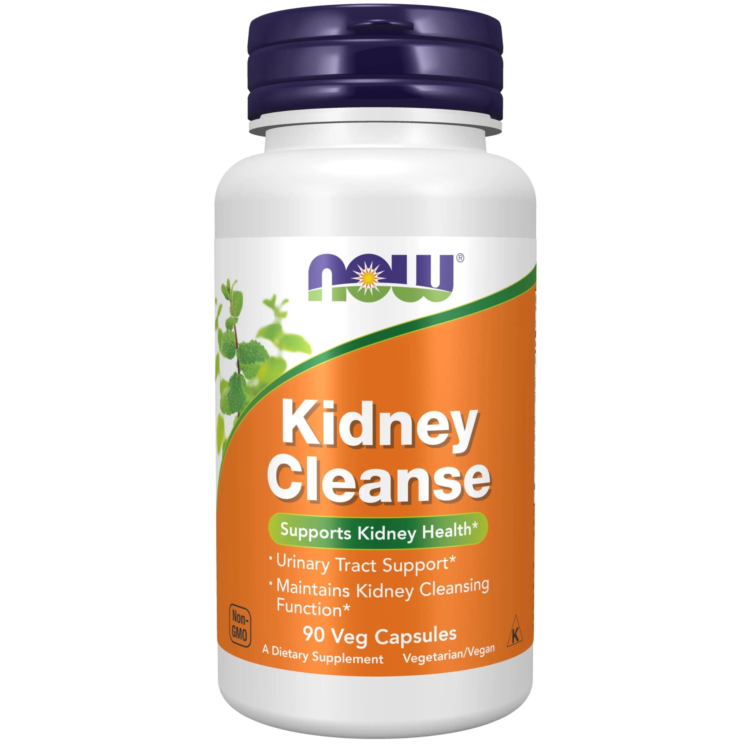 NOW Foods Kidney Cleanse with Uva Ursi, Parsley Seed, Fennel, and Horsetail 90 Veg Capsules | Supports Urinary Tract Health - main product image