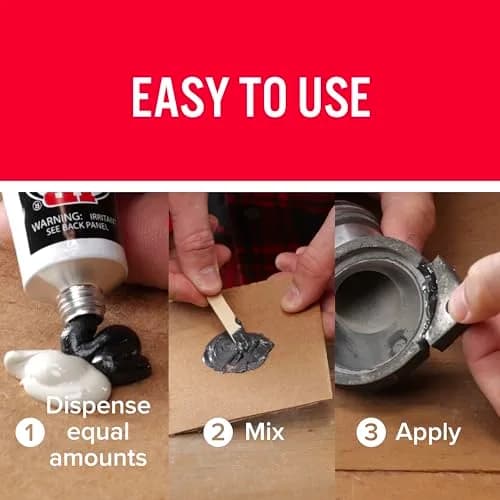 J-B Weld Steel Reinforced Epoxy 295ml (10 oz) | Professional Cold Weld Adhesive for Metal, Plastic, Wood & More thumbnail 6