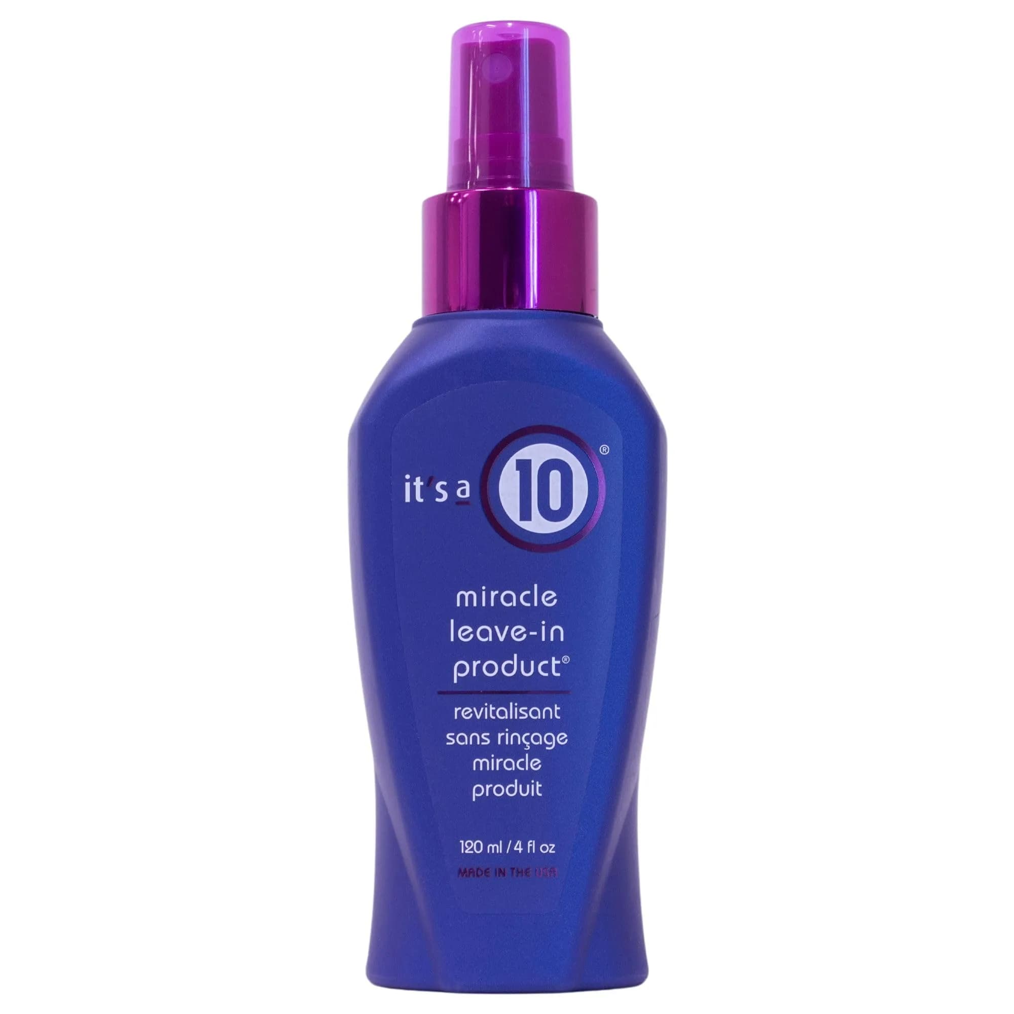 It's a 10 Miracle Leave-In Product 118ml (4 Fl Oz) | Detangles, Controls Frizz, Adds Shine