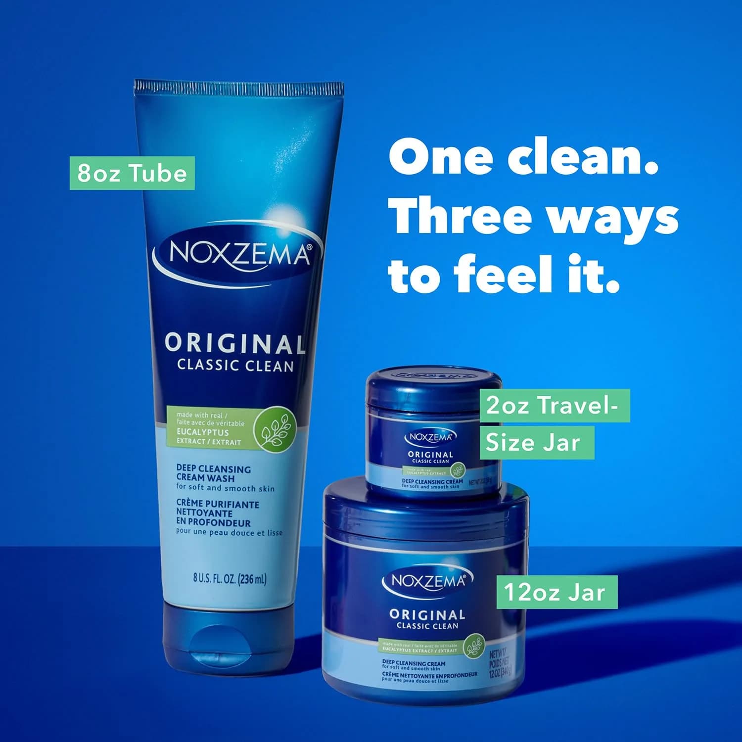 Noxzema Original Deep Cleansing Cream Face Wash 340g (12 Oz) | Dermatologist Tested for All Skin Types - view 8