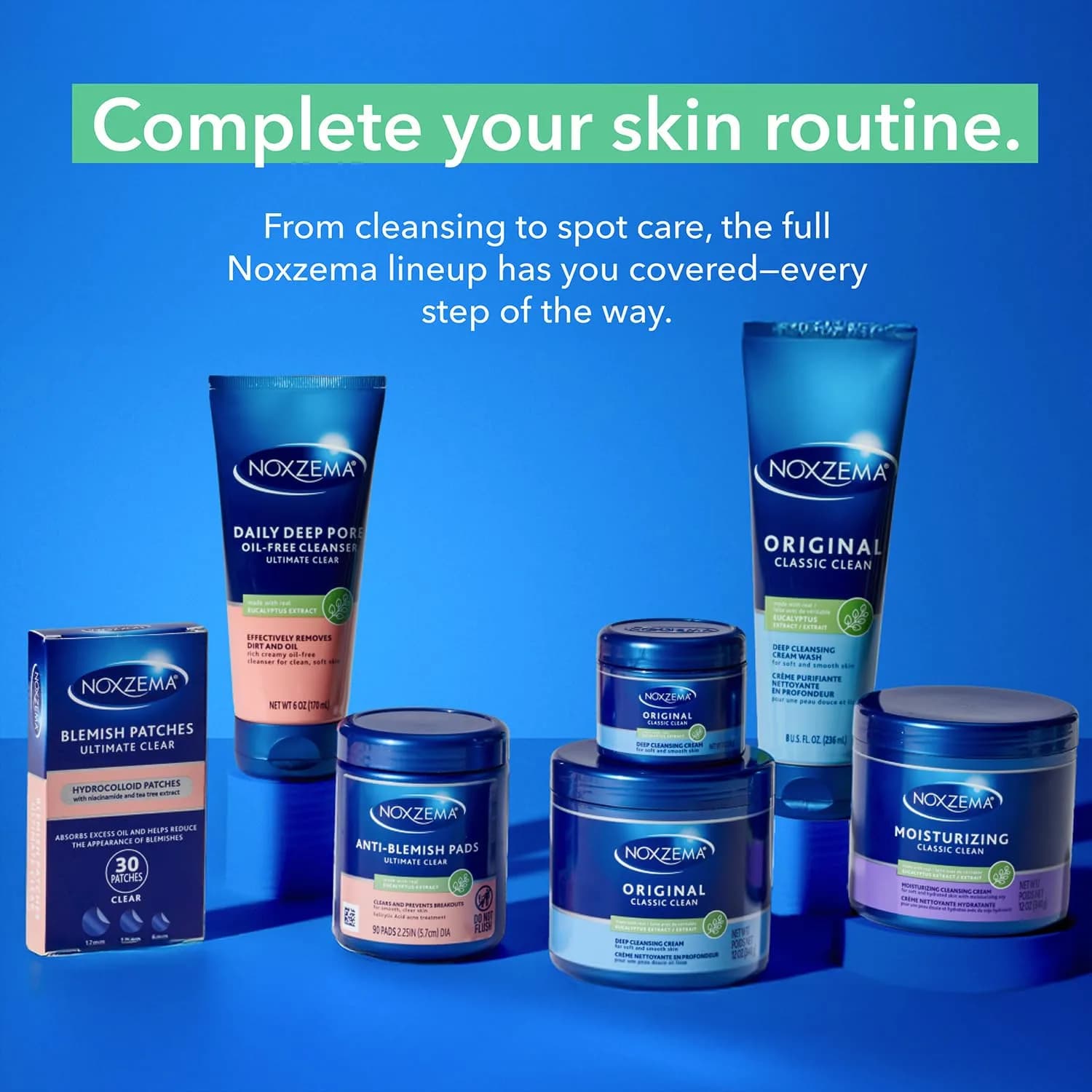 Noxzema Original Deep Cleansing Cream Face Wash 340g (12 Oz) | Dermatologist Tested for All Skin Types - view 9