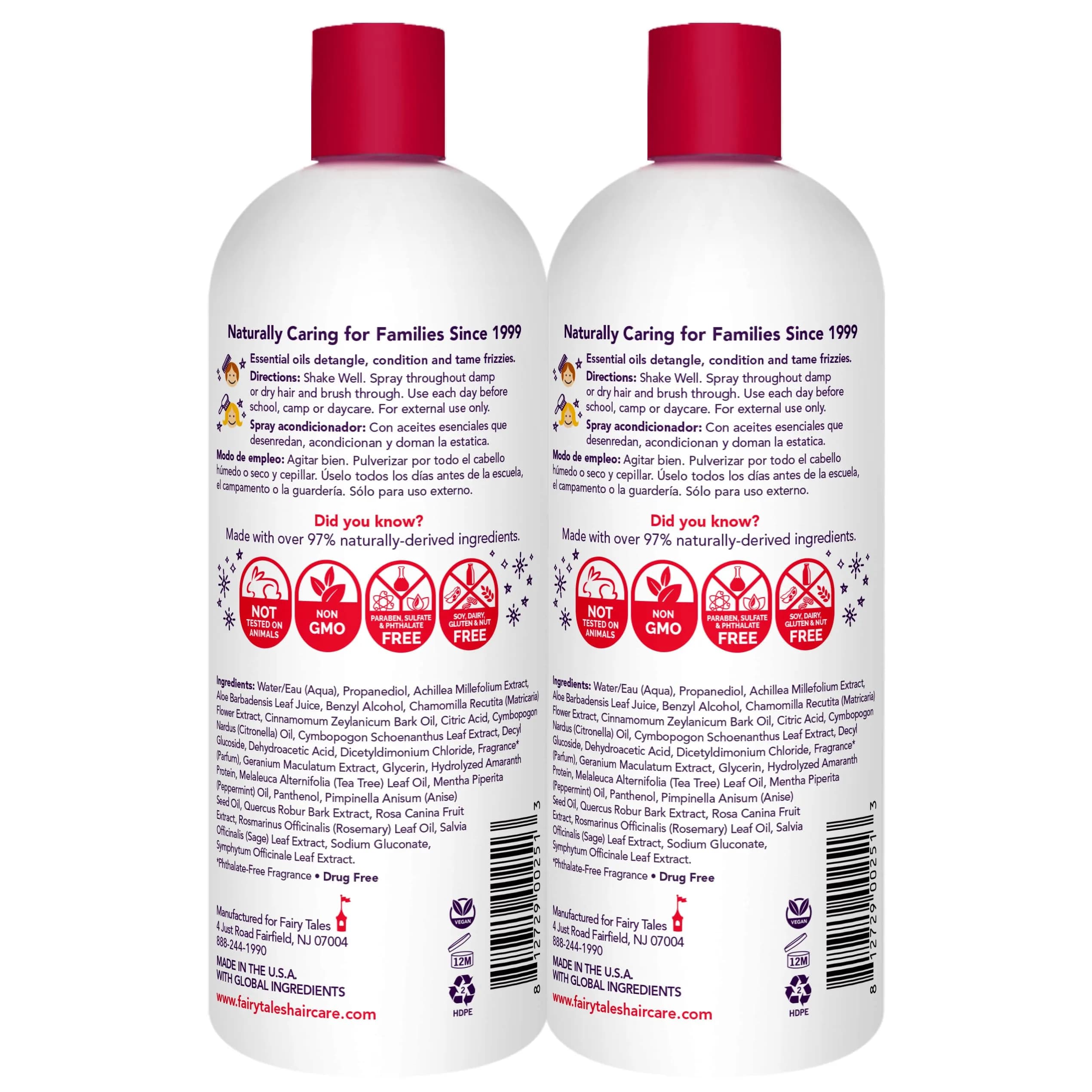 Fairy Tales Rosemary Repel Daily Kids Conditioning Spray Refill 32 Fl Oz - Pack of 2 - view 2