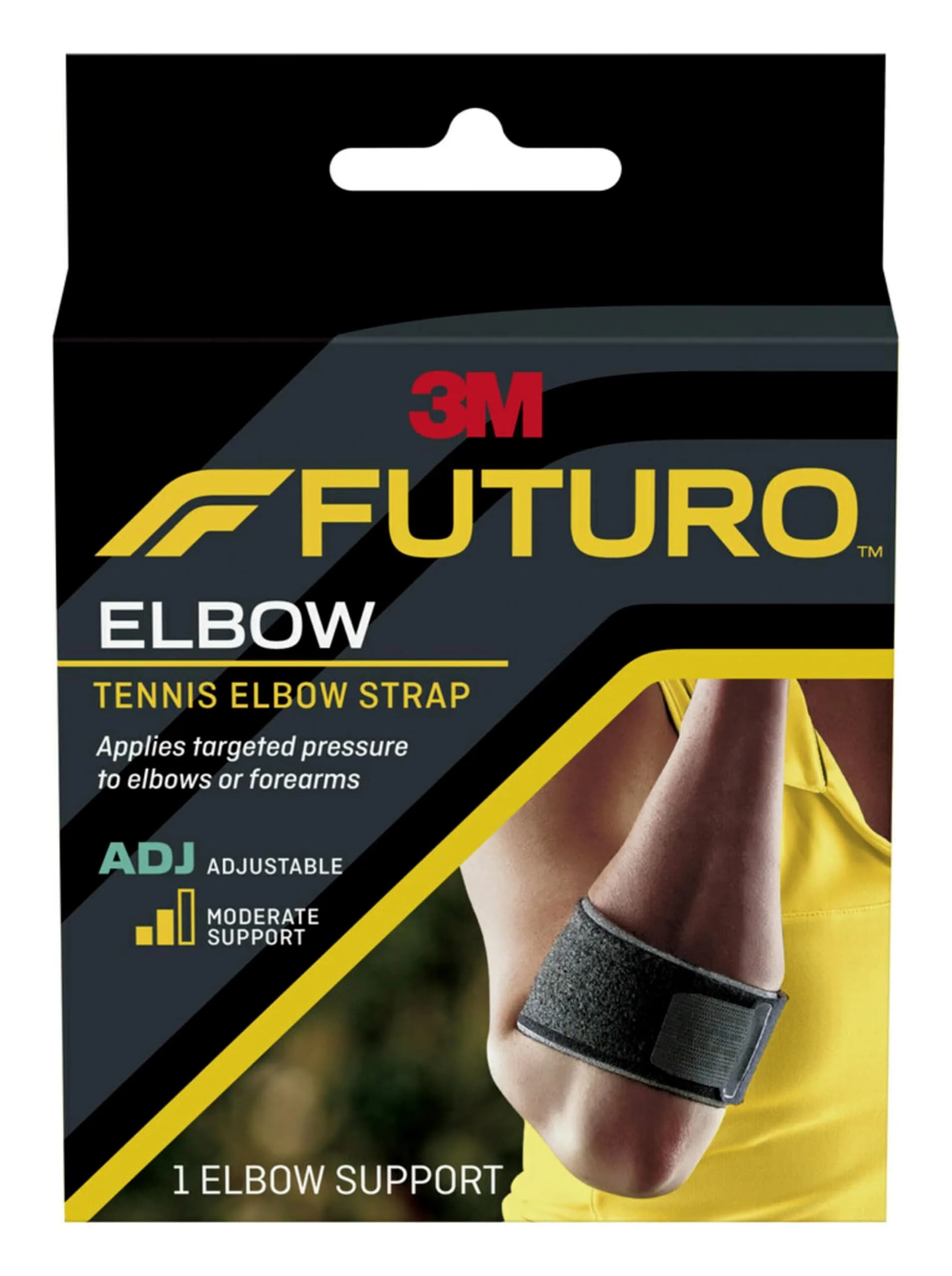 FUTURO Tennis Elbow Strap | Adjustable Support for Tendon Relief, Unisex — Elbow Strap