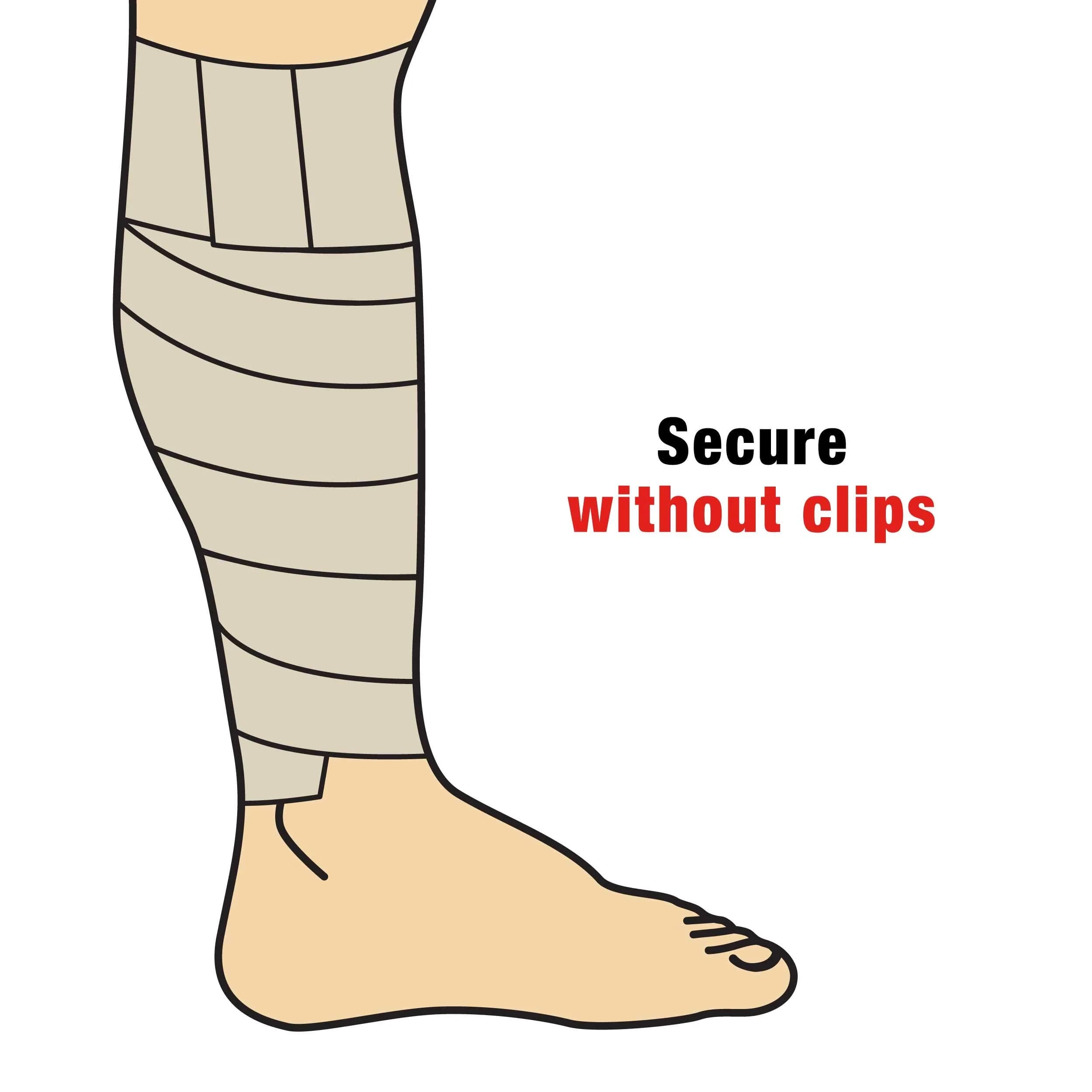 ACE Brand Elastic Bandage with Clips 4" (10.16 cm) | Moderate Support for Sprains & Soreness - view 3