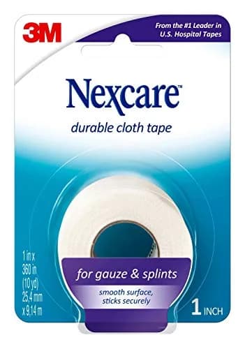 Nexcare Durapore Durable Cloth Tape 1 Inch x 10 Yards (2.54 cm x 9.14 m) | Hypoallergenic Wound Dressing thumbnail 1