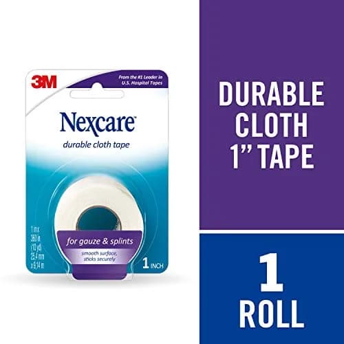 Nexcare Durapore Durable Cloth Tape 1 Inch x 10 Yards (2.54 cm x 9.14 m) | Hypoallergenic Wound Dressing thumbnail 3