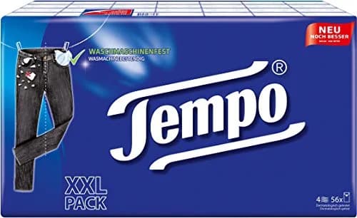 Tempo Classic Tissues 560 Count (10 Tissues per Pack) | 4-Ply Soft Comfort Handkerchiefs thumbnail 1