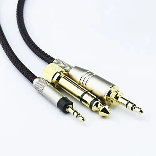NewFantasia Replacement Audio Upgrade Cable Compatible with Bose QuietComfort 25, QC35, QC45, 1.5m | Braided Tangle-Free Design thumbnail 3