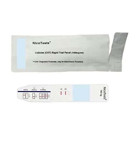 NICOTESTS Super-Sensitive 100 ng Urine Test -Be Sure - 5-Pack | Detects Nicotine & Cotinine thumbnail 4