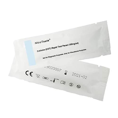 NICOTESTS Super-Sensitive 100 ng Urine Test -Be Sure - 5-Pack | Detects Nicotine & Cotinine thumbnail 5