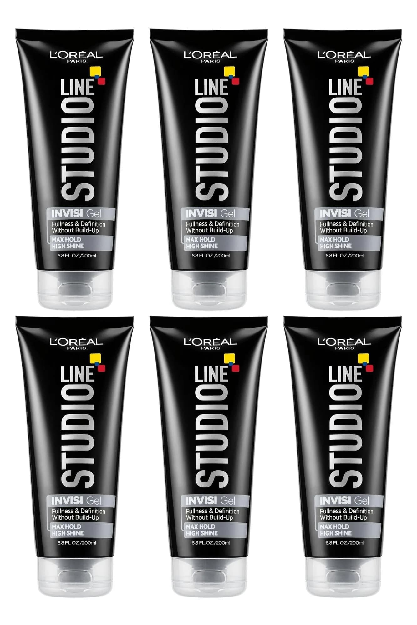 L'Oreal Paris Studio Line Invisi Gel Strong Hold 200ml (6.8 fl oz) | Maximum Hold Styling Gel - main product image