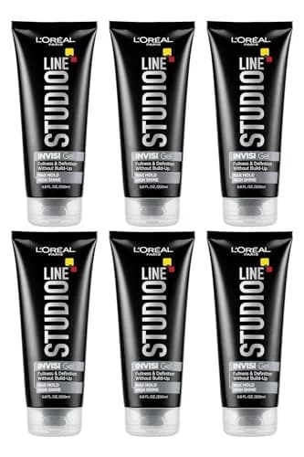 L'Oreal Paris Studio Line Invisi Gel Strong Hold 200ml (6.8 fl oz) | Maximum Hold Styling Gel thumbnail 1