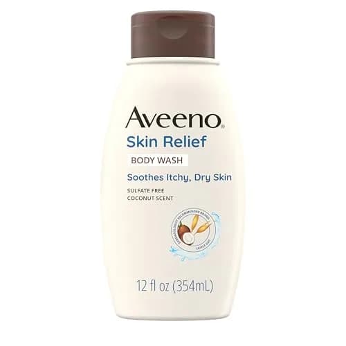 Aveeno Skin Relief Body Wash with Coconut Scent & Soothing Oat 355ml (12 fl. oz) | Gentle Cleanser for Itchy, Dry, Sensitive Skin thumbnail 1