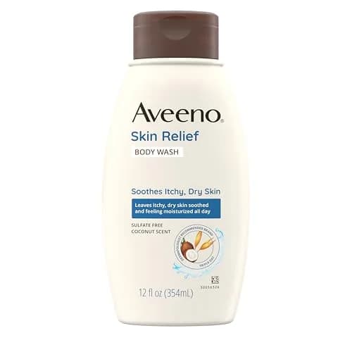 Aveeno Skin Relief Body Wash with Coconut Scent & Soothing Oat 355ml (12 fl. oz) | Gentle Cleanser for Itchy, Dry, Sensitive Skin thumbnail 4
