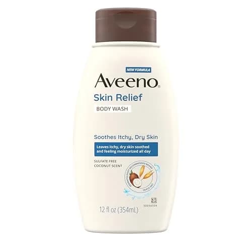 Aveeno Skin Relief Body Wash with Coconut Scent & Soothing Oat 355ml (12 fl. oz) | Gentle Cleanser for Itchy, Dry, Sensitive Skin thumbnail 8