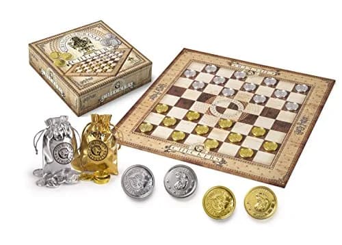 The Noble Collection HP-Gringotts Checker Set | 2 Player Board Game | Officially Licensed Warner Brothers thumbnail 1