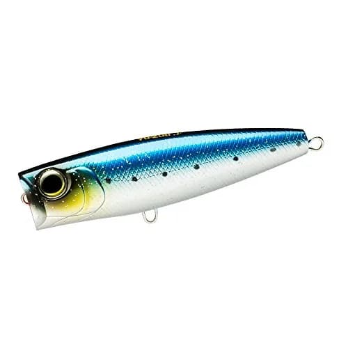Yo-Zuri Hydro Popper Floating Lure Sardine 90mm (3.5in) | Topwater Lure for Bass, Tuna, Dorado thumbnail 1
