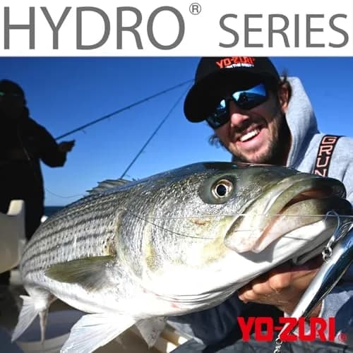 Duel Hydro Pencil Floating Lure 125mm (5") Black/Silver | Walk-the-Dog Topwater Lure thumbnail 4