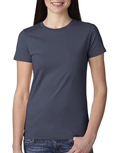 Next Level Signature Style Boyfriend Jersey T-Shirt, Indigo, 127g (4.3 oz) | Relaxed Fit Crew Neck thumbnail 1