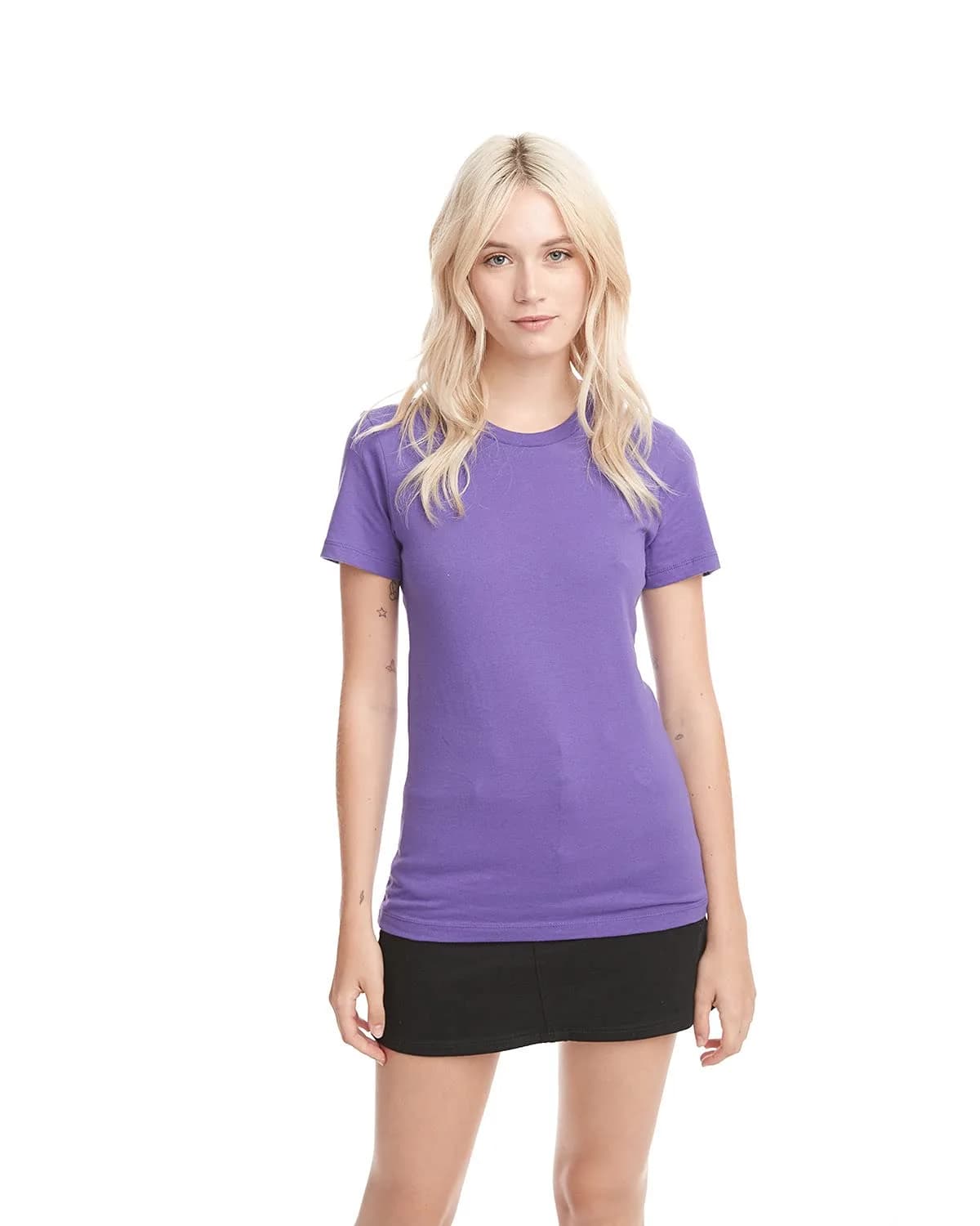 The Next Level Women's Boyfriend Tee Purple Rush 2X-Large | Relaxed Fit Cotton T-Shirt — Purple Rush