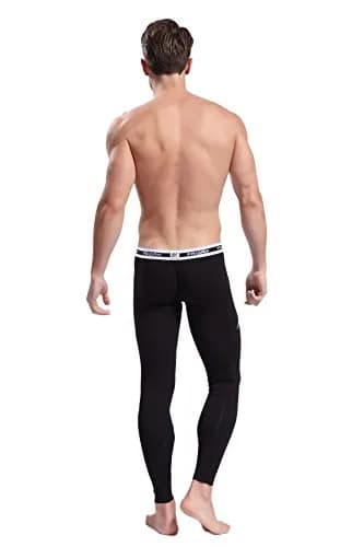A ARCITON Men's Low Rise Leggings Long Johns Thermal Pant 30-32 in Waist | Body Contouring & Comfort (115 characters) thumbnail 4