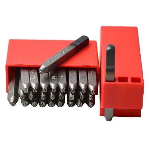 WKSTOOL Heavy Duty Steel Stamp Uppercase Letters 3mm (1/8") | Precision Metal Stamping for Jewelry & Crafts thumbnail 2