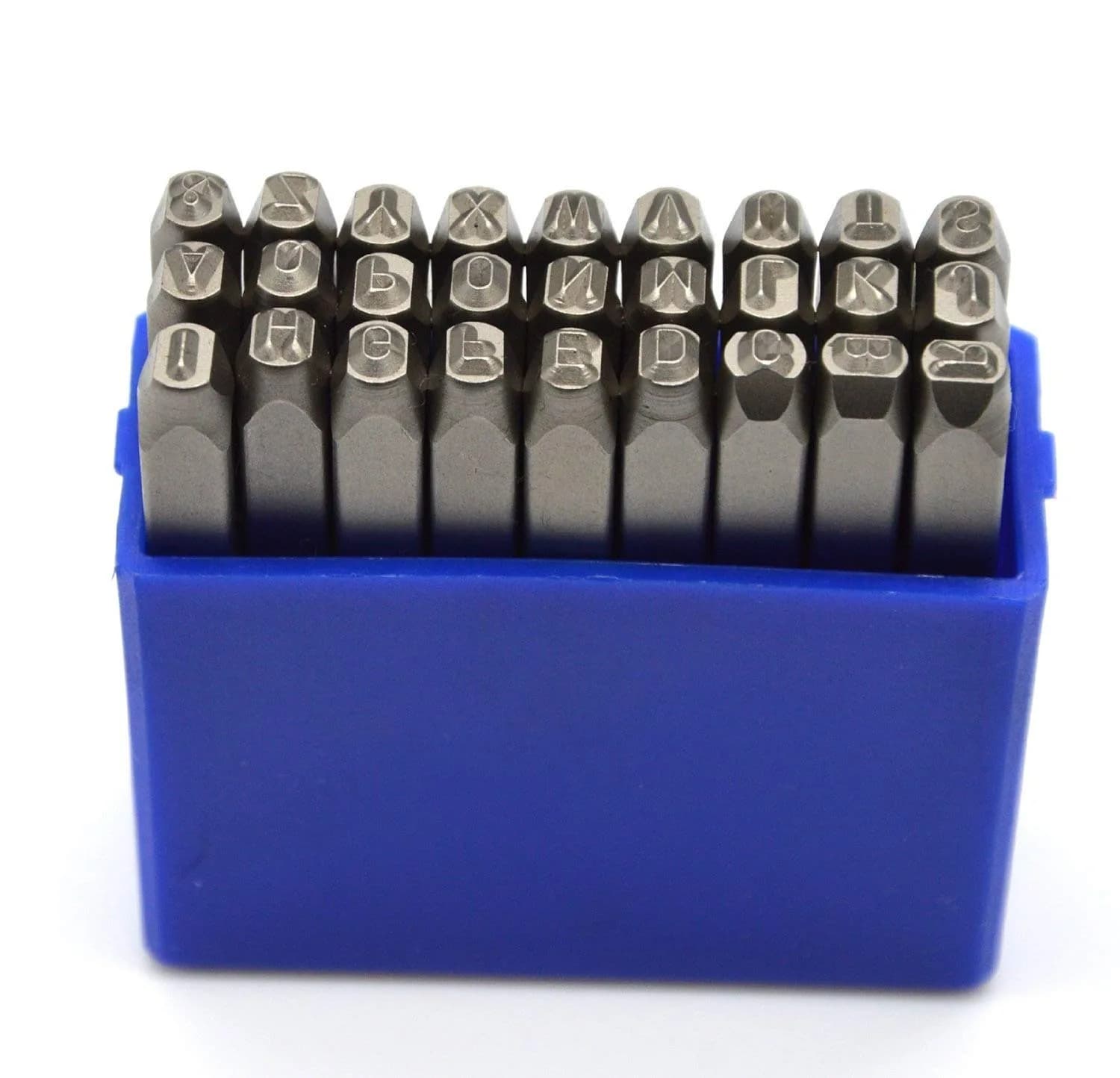 WKSTOOL Heavy Duty Steel Stamp Set 1.5mm | Professional Metal & Leather Marking Kit