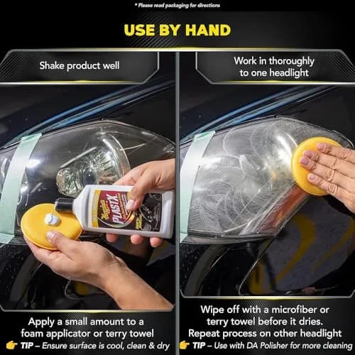 Meguiar's PlastX Clear Plastic Polish 6-Pack | 10 oz Bottles for Headlight Restoration & Plastic Clarity thumbnail 4