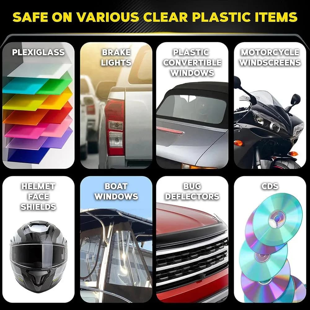 Meguiar's PlastX Clear Plastic Polish 6-Pack | 10 oz Bottles for Headlight Restoration & Plastic Clarity - view 6