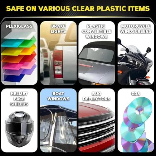 Meguiar's PlastX Clear Plastic Polish 6-Pack | 10 oz Bottles for Headlight Restoration & Plastic Clarity thumbnail 6