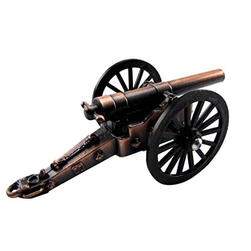 TG,LLC Civil War Cannon Die Cast Miniature Replica Pencil Sharpener | Vintage Artillery Decor (4"L x 2"W x 1.5"H) thumbnail 2