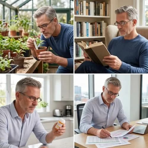 Eyekepper Grey Reading Glasses 1.00 Diopter | Small Round Readers for Men & Women thumbnail 4