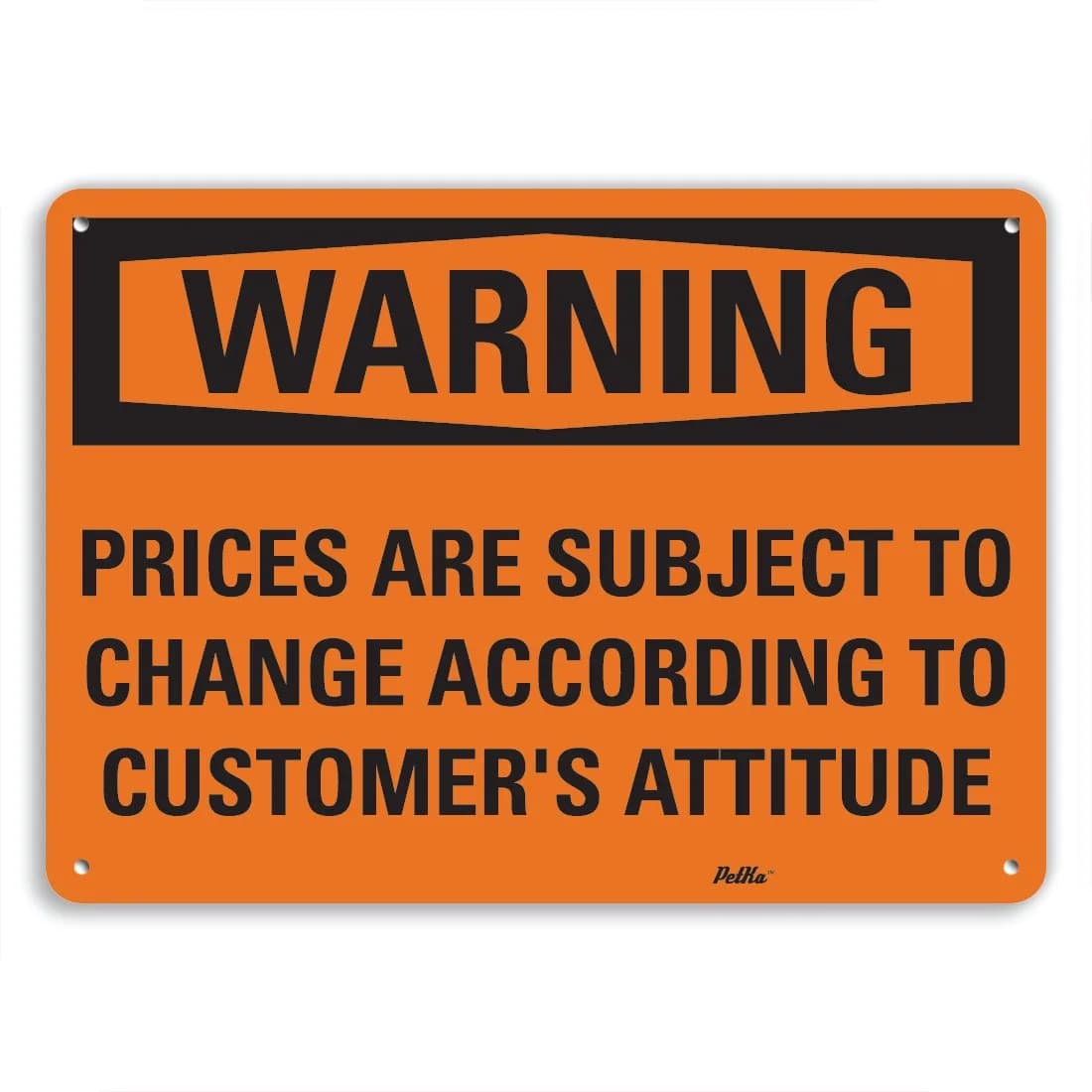 SmartSign Aluminum Sign 14x10 | Warning Sign for Safety & Occupation - main product image